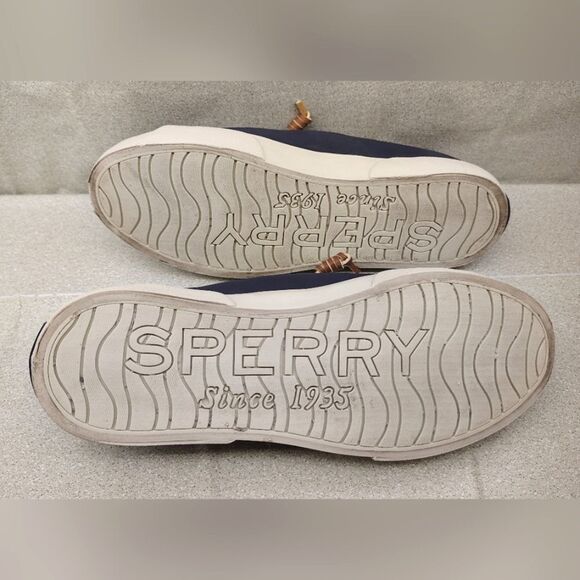 Sperry Top Sider Women's Navy Casual Shoes Sneakers Sz 7 - Picture 16 of 16